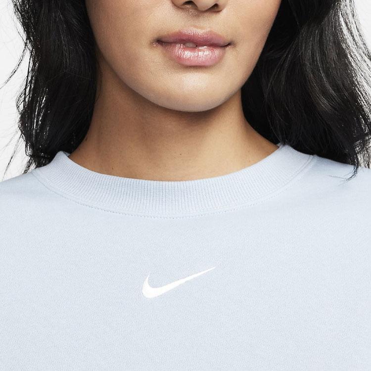 Nike Dámská mikina s kapucí Phoenix Fleece Pullover Modrá DQ5761-441