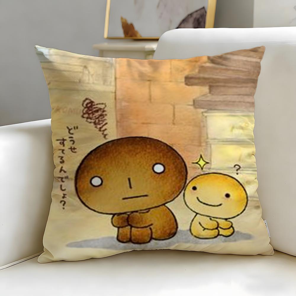 Beliebter Cartoon-Charakter Kogepan Kissenbezug Weich & Leicht zu Waschen – Vielseitig für Sofa, Bett, Reisen und Büro