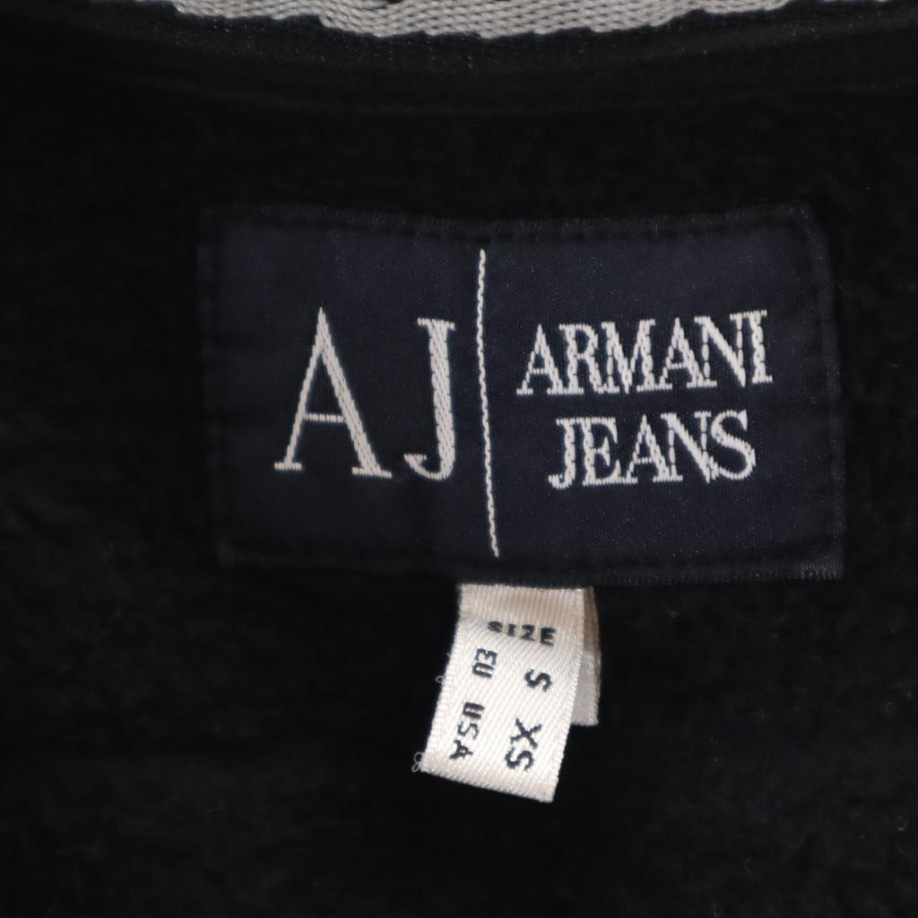ARMANI JEANS Long sleeve Zip hoodie S black Men's Used