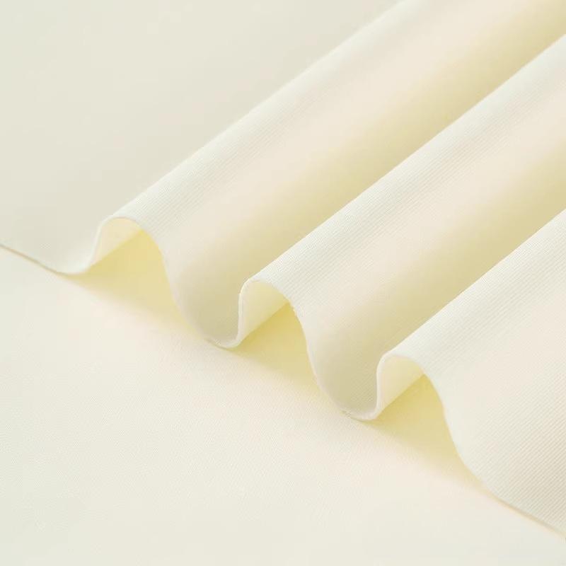 Air Layer Fabric Spring Summer Thin Knit Elastic Soft Breathable Clothing Fabric Cloth Sewing Polyester Spandex Rayon Material