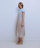 Pisis Two-Way Sheer Layered Dress_Gray