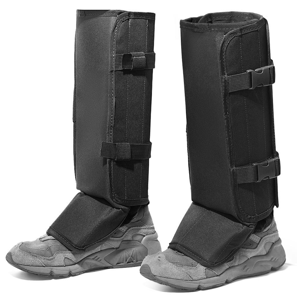 Waterproof Anti-Scratch Snake-Bite Resistant Outdoor Gaiters with Knee Pads for Hiking and Mountaineering