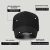 Men Women Baseball Cap Fashion Plain High Crown Sunproof Adjustable Snapback Hat