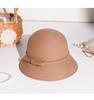 2025 Women's Autumn/Winter Hepburn Style Wool Felt Fedora Bucket Hat