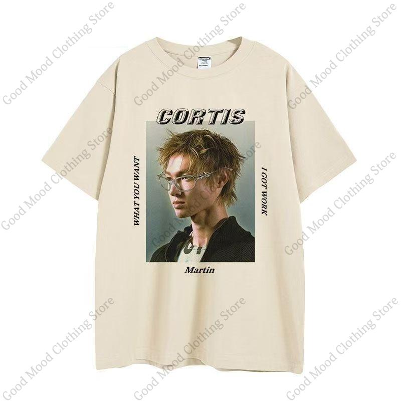 CORTIS T-Shirt Seonghyeon JAMES MARTIN Print T-Shirt Kpop Mode Fans Kleidung Bequem Weiche Baumwolle Kurzarm T-Shirts
