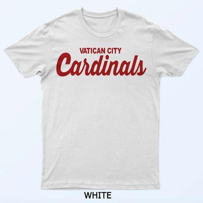 Vatikanstadt Kardinäle Lustig Katholisch Papst Sport Parodie T-Shirt