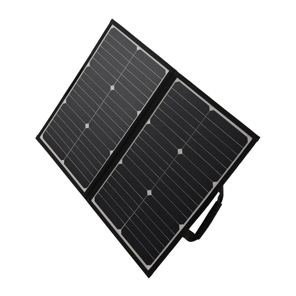 60W Portable Foldable Solar Panel Dual USB Ports Monocrystalline Silicon Solar Charger Kit