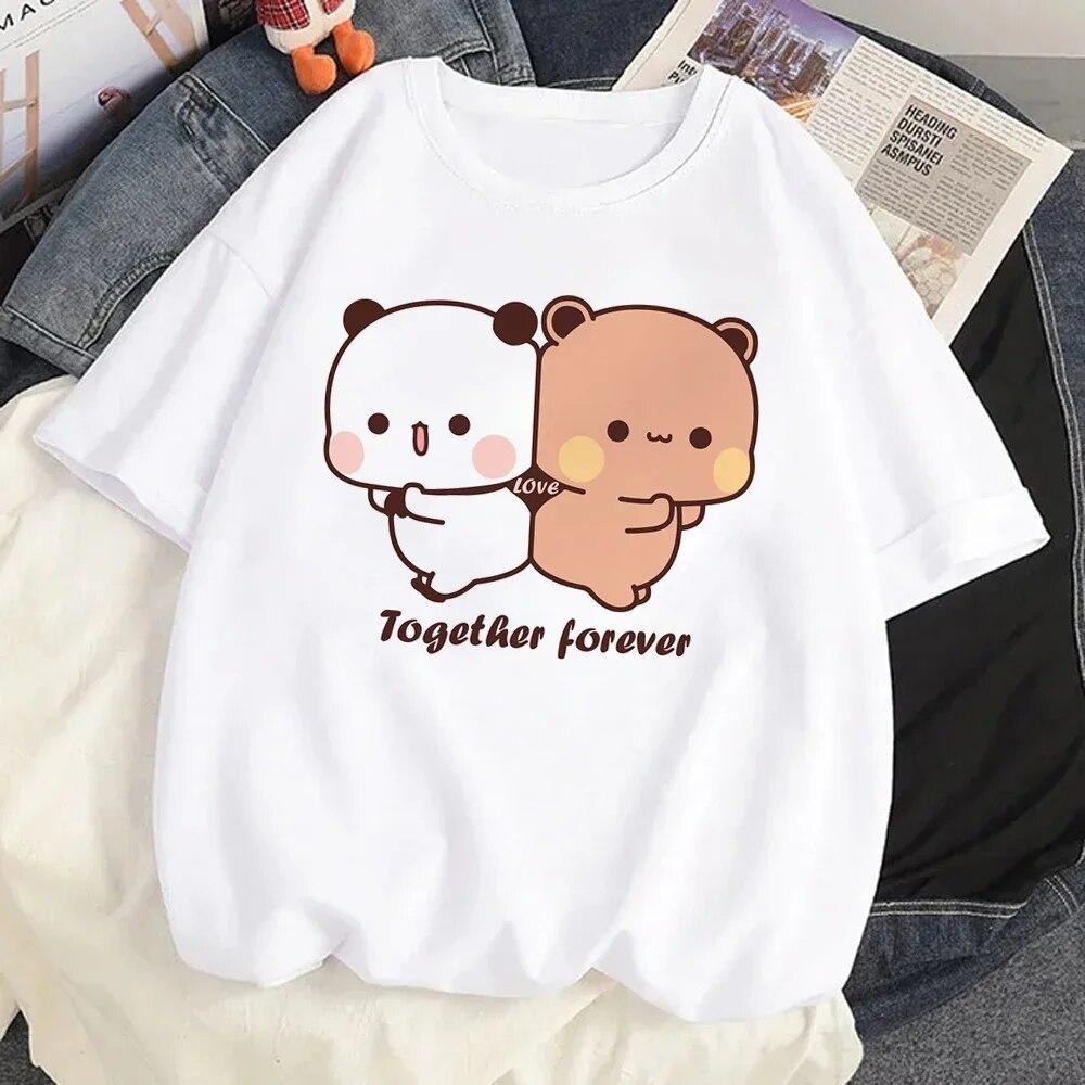 Bubu Dudu T Shirt Women Kawaii Cartoon Y2k Punk Funny T-shirt Hip Hop Unisex Streetwear Harajuku Anime Tshirt FeUnisex Clothing Unisex