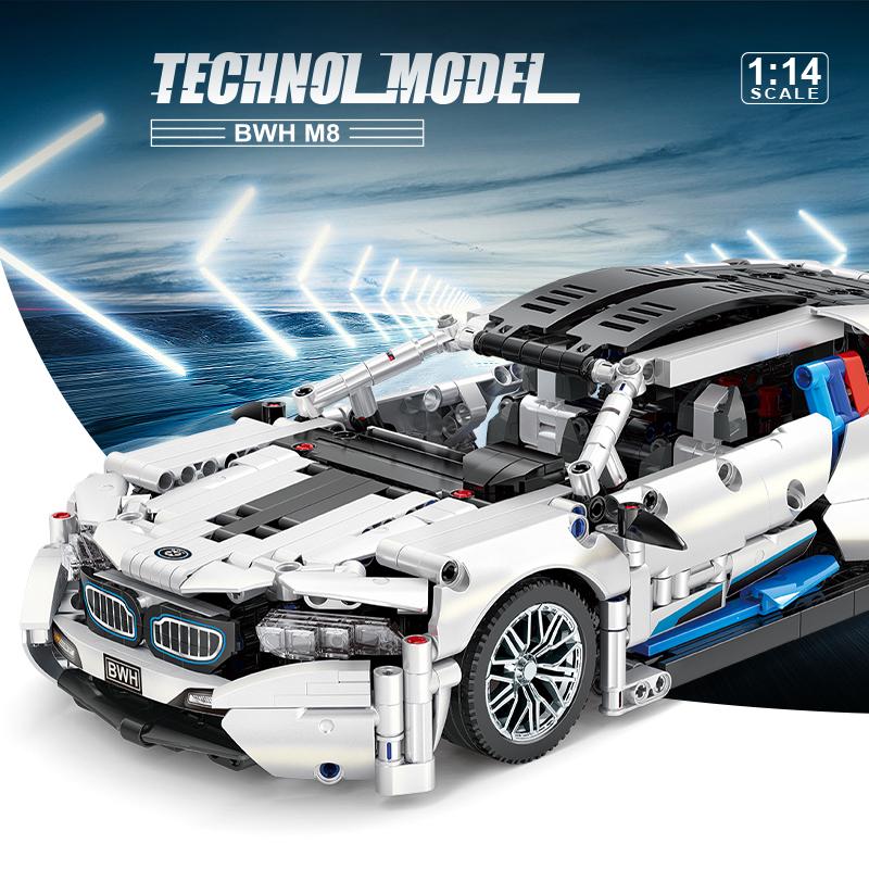2025 New 1:14 Scale Technical Racing Car Building Set - 1208PCS Model Kit for Boys & Adults Collectible Birthday Gift