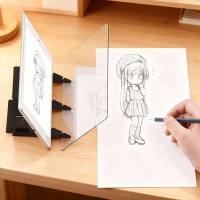 1pc Optical Drawing Projector Board with Adjustable Brightness for Tracing Sketching and Painting Ideal for Artists and Students