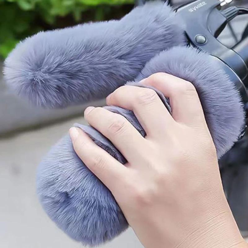 Electric bike handle cover winter version electric bike driver handle cover electric tricycle handle cover plush