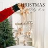 Celebratory Tune Bells Decoration Set Multi Use PVC Hanging Garnishes For Christmas Door Wall And Tree