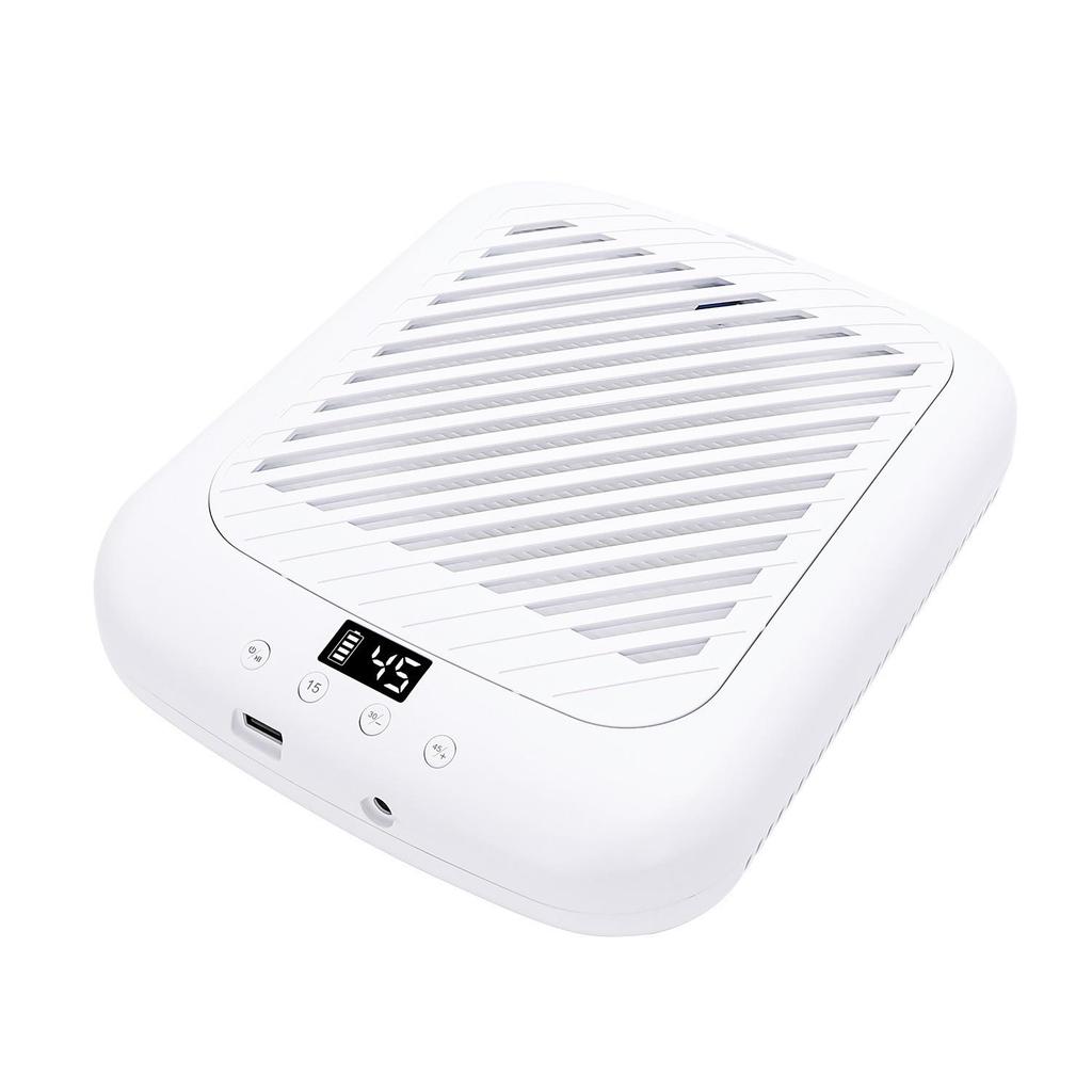 MS508 Rechargeable Nail Dust Collector: Silent, Strong Suction, High Power for Polishing and Removal
