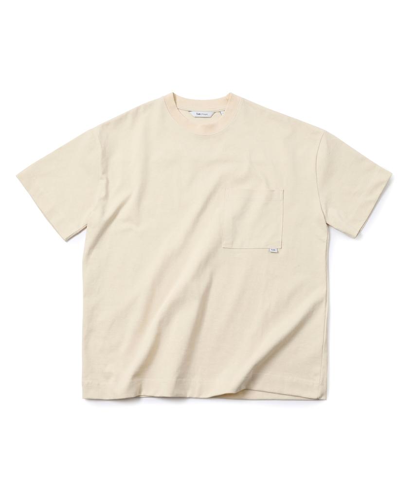 LUE PROJECT Log Off Pocket Tee - Light Yellow