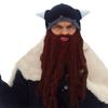 Hat Autumn and Winter Horn Hat Bearded Viking Funny Creative Men and Women Wool Hat Halloween