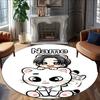 Customizable K-Kpop Team1 Round Non-Slip Carpet - Ideal for Garden, Picnic, Office, Perfect for Decoration, Suitable For All Seasons