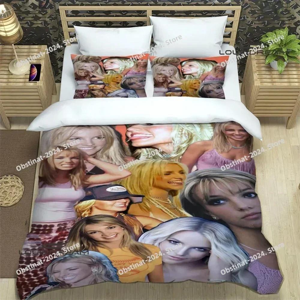 Star Britney Spearsr Bedding Sets exquisite bed supplies set duvet cover bed comforter set bedding set luxury birthday gift