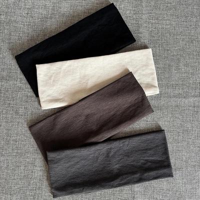 Fascia Sportiva a Coste Stile Coreano per Uomo e Donna - Colore Unito per Corsa, Tennis, Pallacanestro e Badminton