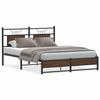 VidaXL Cadre de lit sans matelas chêne marron 150x200 cm 4107018