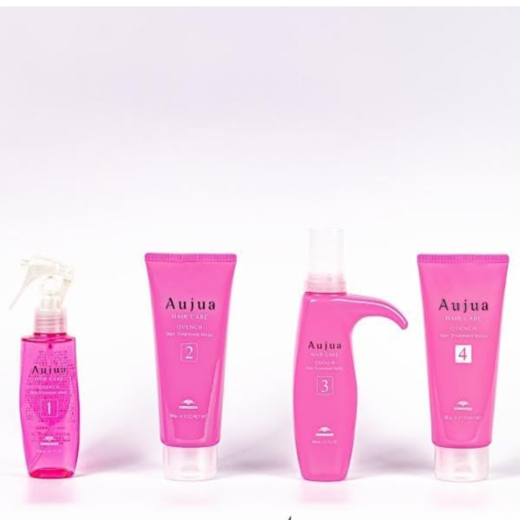 

Milbon Aujua Quench Moist 4 Step Salon Treatment System Набор из 2 Milbon Aujua LSC [Набор продуктов] розовый
