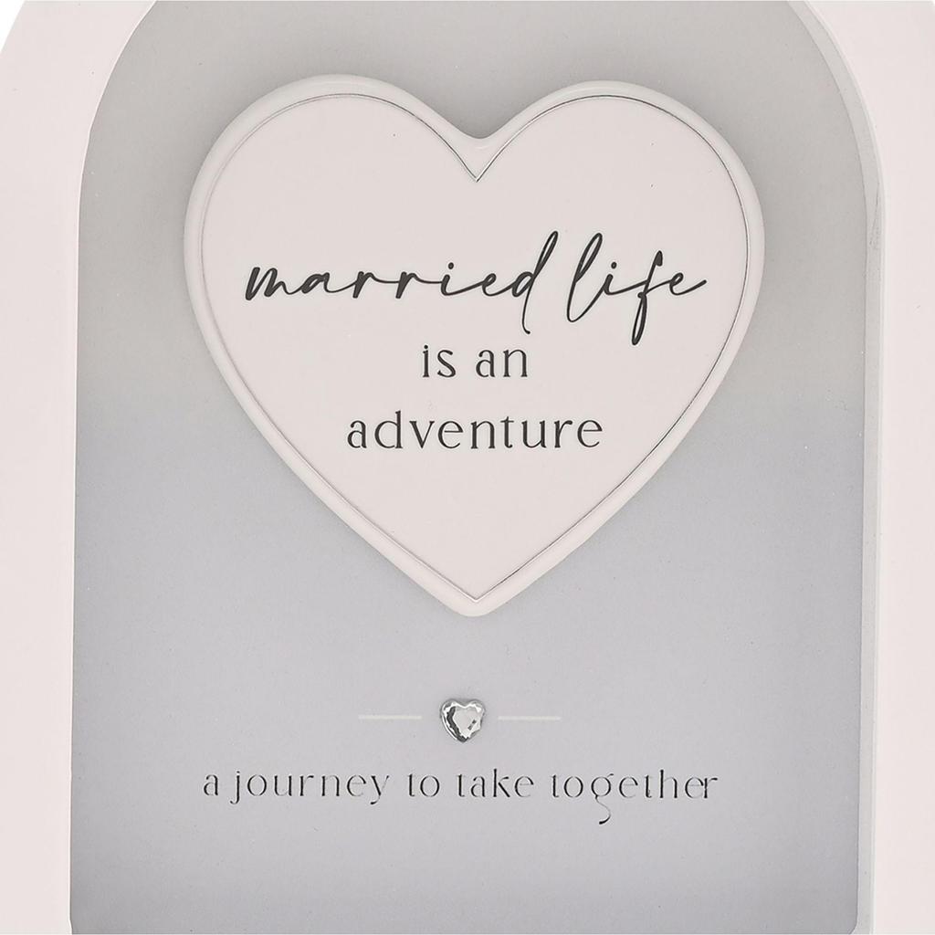 Amore Arch Plaque 18cm - Married