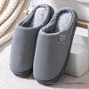 Winter Cotton Plush Slippers: Warm, Non-Slip, Silent, Cute Design for Couples