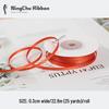 3mm Double-Sided Satin Silk Ribbon for DIY Gifts, Bows, Bouquets, and Baking Packaging