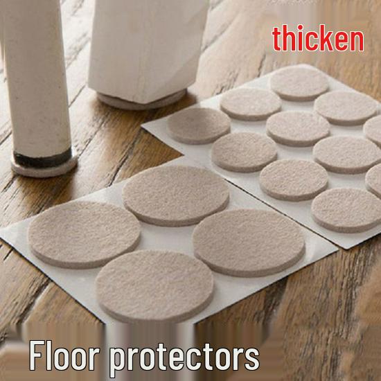 Felt Pads for Floor Protection: Table & Chair Leg Soundproof Stickers