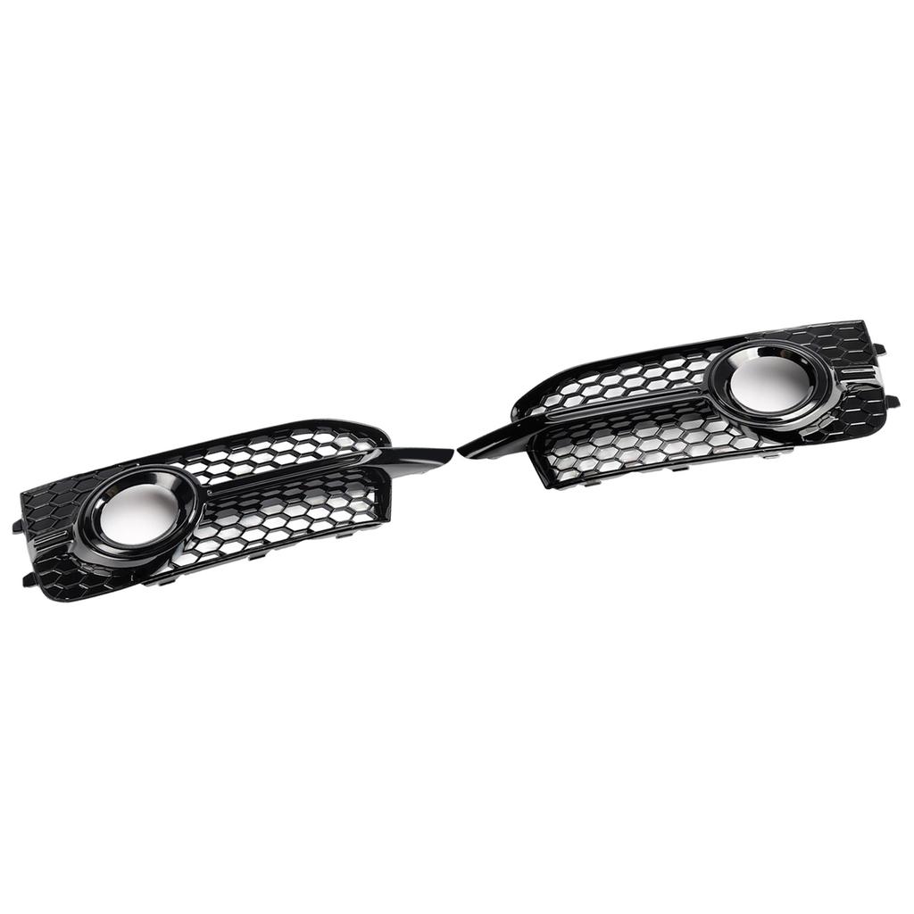 2PCS Front Bumper Fog Light Cover Grille Grill 8X0807682B 8X0807681B Fit A1 S-Line 2011-2014