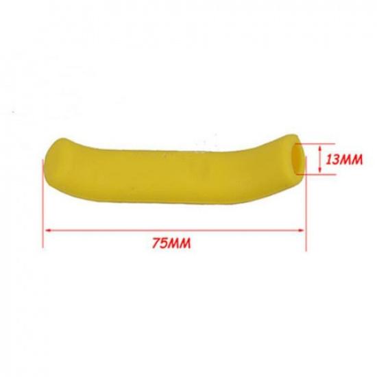 2pcs Bicycle Brake Lever Cover MTB Bike Silicone Handle Sleeve Grips Protector жёлтый