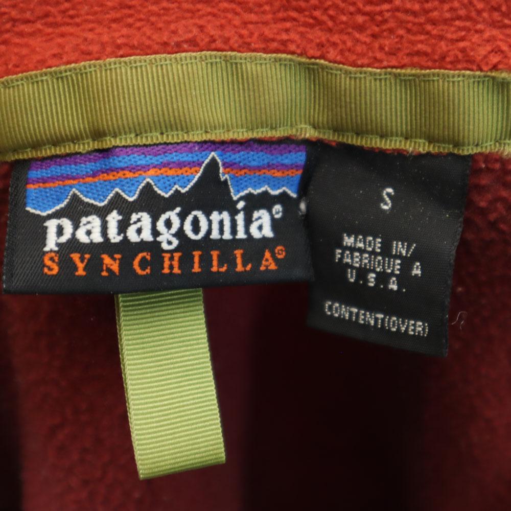 Patagonia 25270 Long Sleeve Fleece Jacket S Red Series Outdoors Men's Used