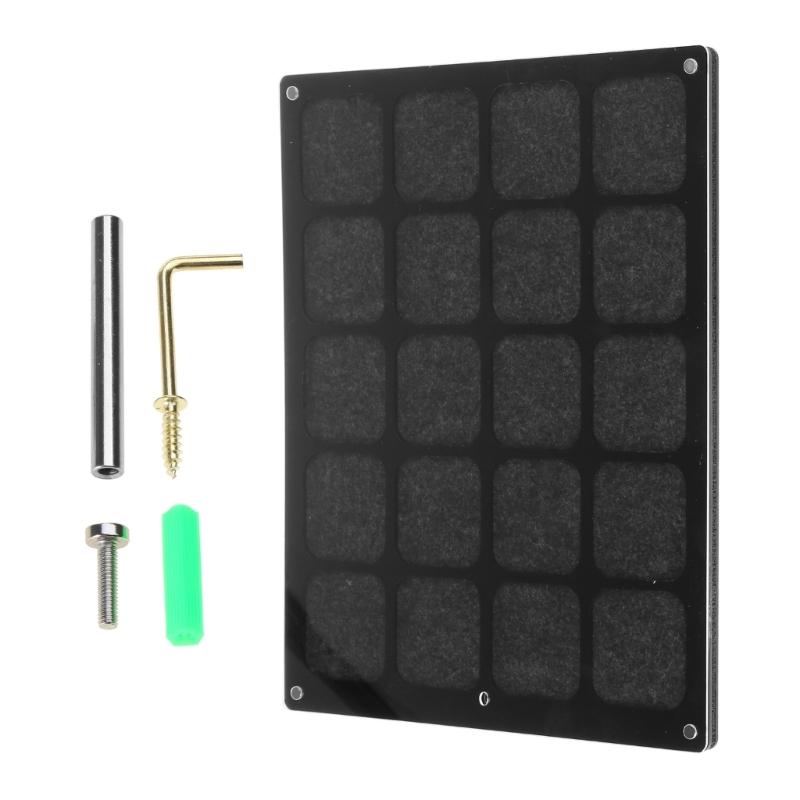 

Acrylic Pin Display and Organizers Board Clear Brooch Pin Display Holder for Enamels Pin Badge Jewelry Pin Enthusiasts S чёрный