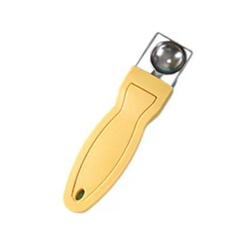 

Stainless Steel Watermelon Slicer 2 in 1 Melons Cutter Convenient Fruit Serving Tool for Parties Practical Kitchenwares жёлтый