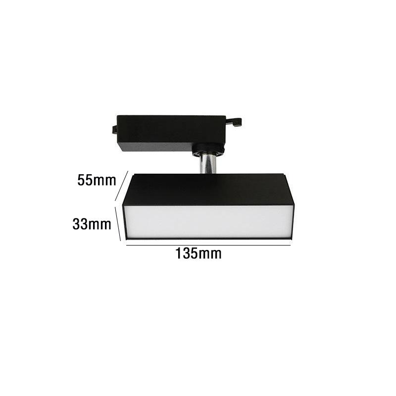 3-wire Long track lighting AC110V 220V LED Fill Light Live Linear Lamp LED Grille Guide Lamp 10W 20W 30W Floodlight Spotlight