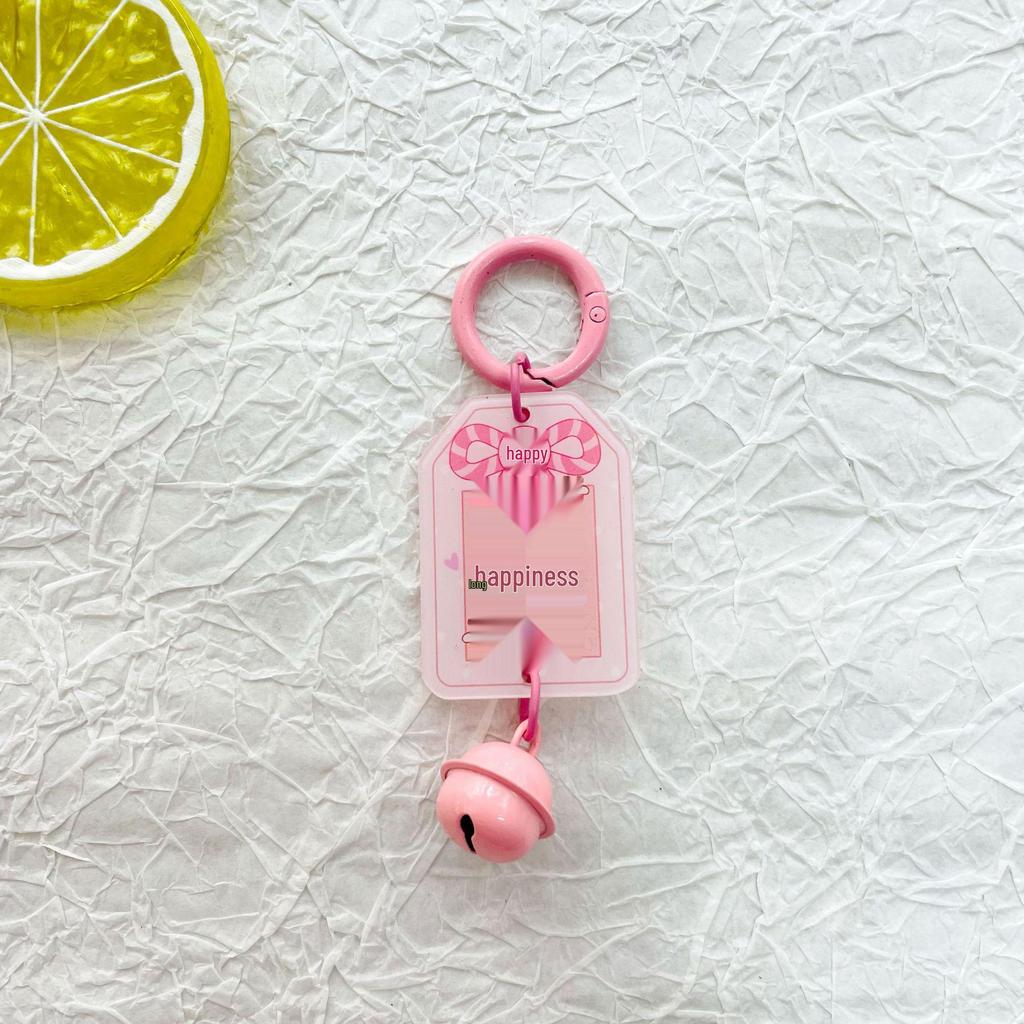 Acrylic Double-Sided Peace & Joy Text Keychain Ornament