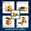 Kit Robô Solar para Crianças Idades STEM Construção Painel Solar Ciência Ideia de Presente para Meninos Idades e 12 8-12, Brinquedo, Robô 12-em-1 Monte-o-Você-Mesmo, & Energia, &