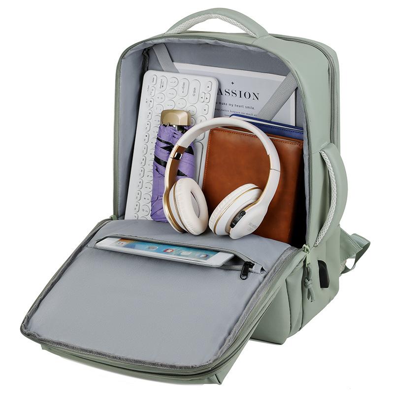 Lässiger Business-Rucksack für Männer und Frauen Laptop-Rucksack Großes Fassungsvermögen Nass- und Trocken-Reiserucksack