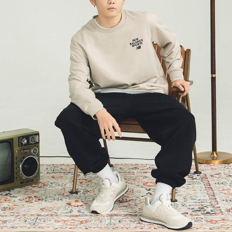 New Balance Sweatshirt Unisex Khaki 5CD12023-LBE