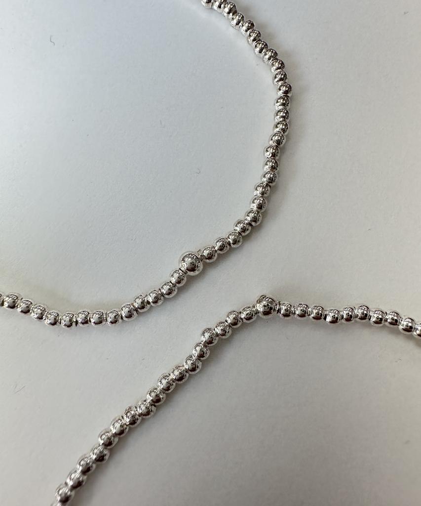 Baradu [Baradu 925] Mini Silver Ball Bracelet
