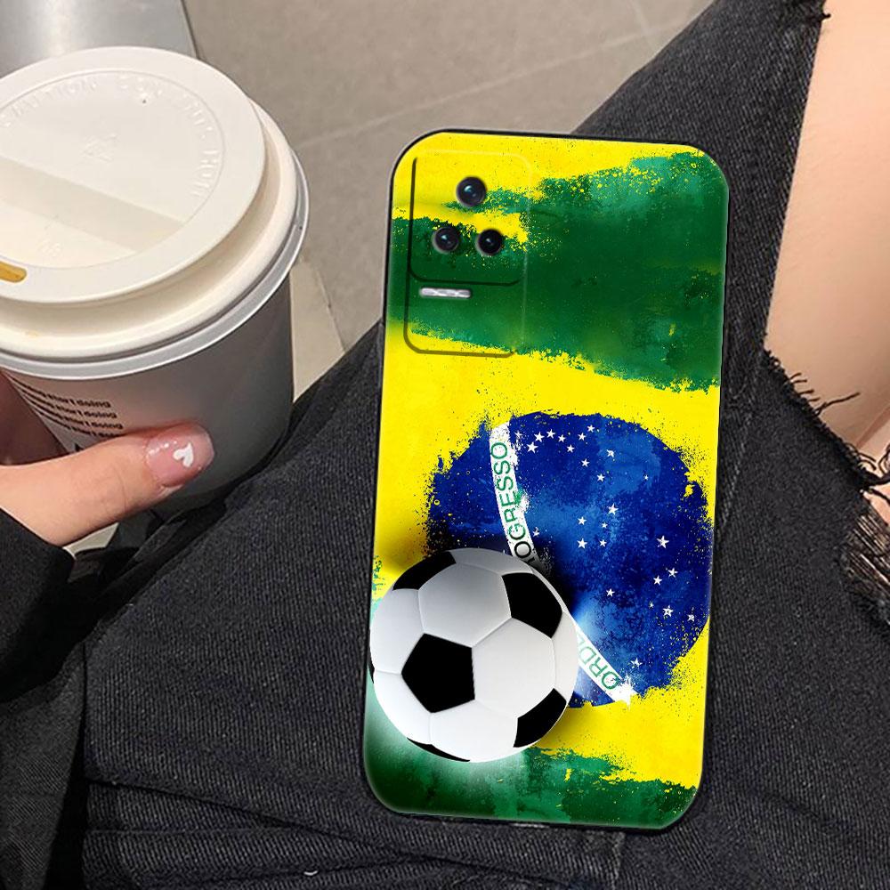 National Flag Of Brazil Soccer Phone Case For OPPO RENO 15 15F 14 14F 13 13F 12 11 11F 10 8T 8 7 6 5 4 4F LITE Plus Case Cover