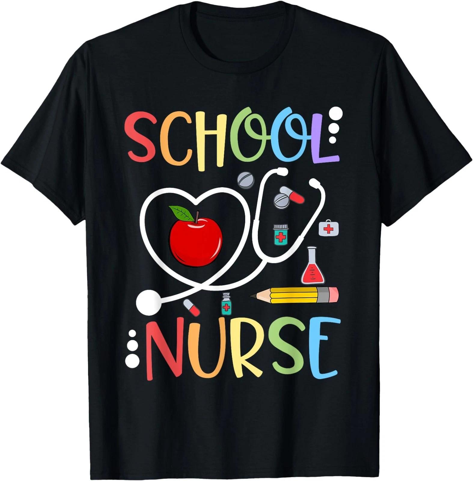 School Nurse Appreciation Nursing Nurse Day & Nurse Week T-Shirt 3XL