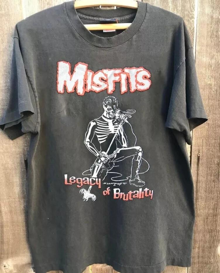Misfits Shirt, Misfits Legacy of Brutality Charcoal Unisex T-shirt Reprint S-5XL Unisex T-Shirt M