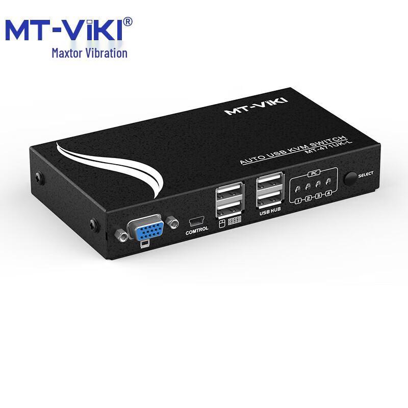 MT-Viki MT-471UK-L 4-Port KVM Switch