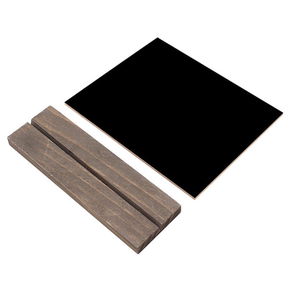 1pc Mini Tabletop Chalkboard Sign With Removed Stand Double-side Blackboard Reusable Blackboard Sign For Party Wedding Cafe