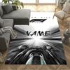 Thrills F1 Racing Personalized Text Area Rug Design for Playrooms Study Room Bedrooms Entryway Anti-slip Rug Anime Office Decor Wedding Party Gift