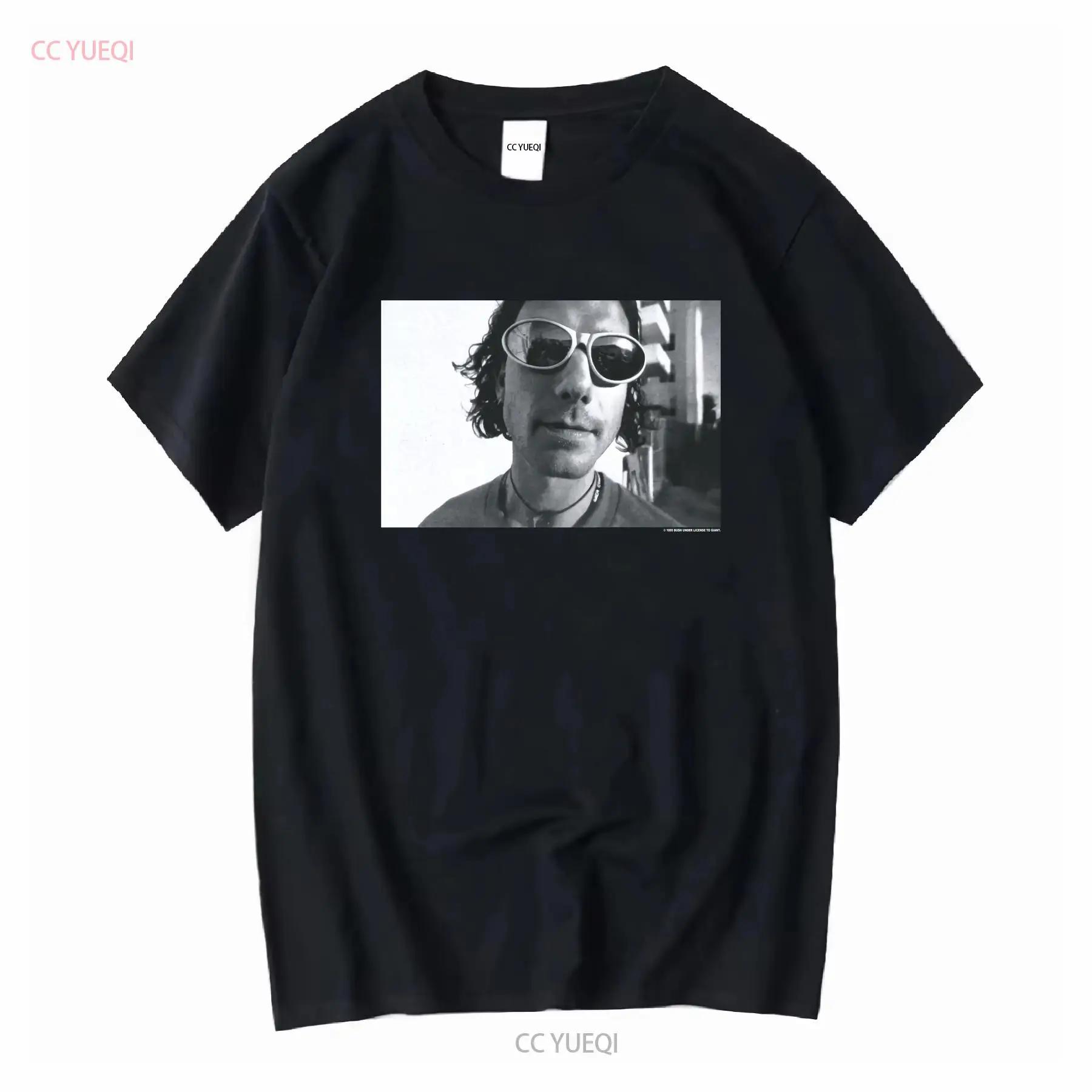 Vintage 90s Bush 1996 Gavin Rossdale Tour Band Grunge Green Rock T Shirt XL vintage Washed Stylish Soft Top For Everyday Wear S разноцветный