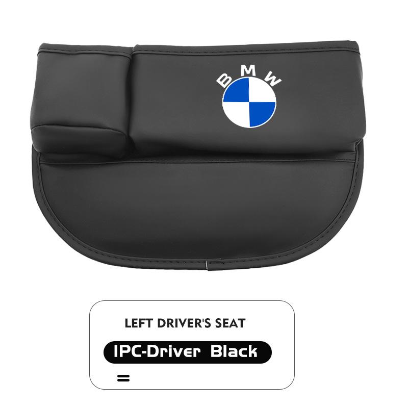 NYTB6 Leather Car Seat Gap Filler Storage Box Cup Holder Accessories For BMW M Performance E36 E46 E60 E90 E91 E92 E93 F30 F20