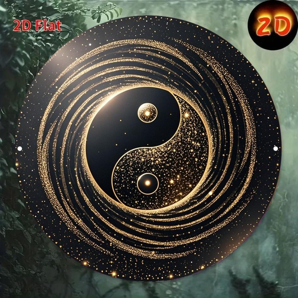 2D Flat Metal Wall Sign Decor