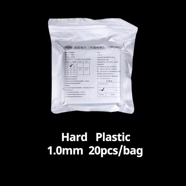 Dentallabor Kieferorthopädische Schiene Retainer Scheibe Tiefziehfolie Weich Hart 1,0/1,5/2,0mm 10/15/20 Stück Thermoformmaterial