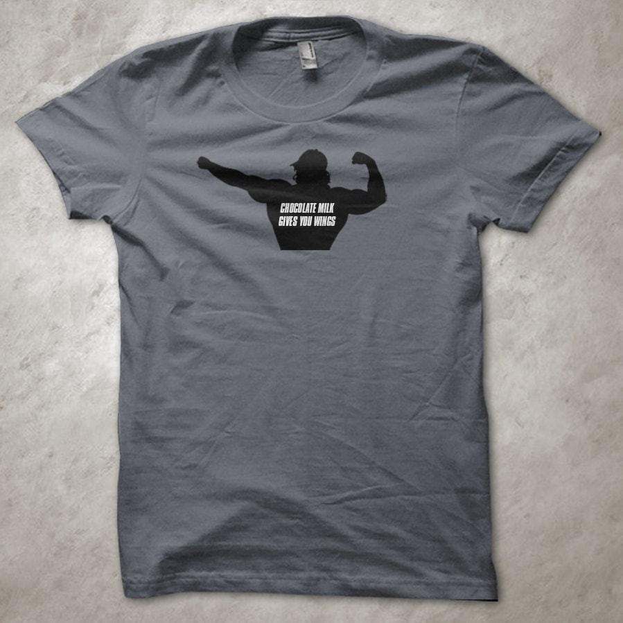 Sam Sulek - Chocolate Milk Gives You Wings - pump T-Shirt 4XL